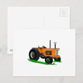 Classic Farm Tractor Postkarte (Vorne/Hinten)