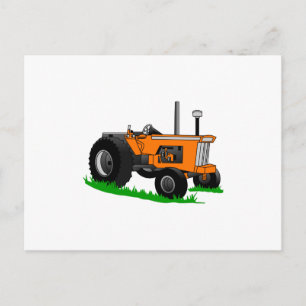 Classic Farm Tractor Postkarte