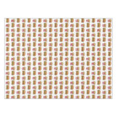 Classic Fast Food Pairing Burger und French Fries Tischdecke (Vorderseite (Horizontal))