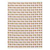 Classic Fast Food Pairing Burger und French Fries Tischdecke (Vorderseite)