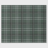 Classic fett Urlaub kariert Jäger grün Geschenkpapier (Flach)
