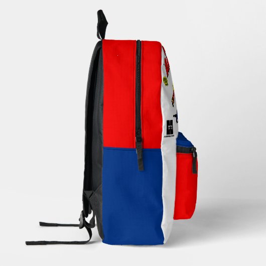 Classic 'Fighting American' Action Comic Backpack Bedruckter Rucksack (Links)