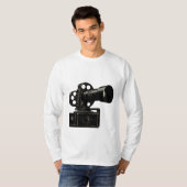 Classic Film Camera Silhouette T-Shirt (Vorne ganz)