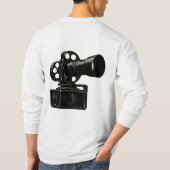 Classic Film Camera Silhouette T-Shirt (Rückseite)