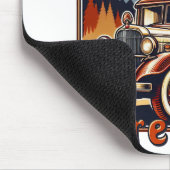 Classic Fire Truck & Mountain Mauspad (Ecke)