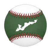 Classic Fishers Island Logo Baseball - weiß/grün (Vorderseite)