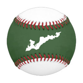 Classic Fishers Island Logo Baseball - weiß/grün