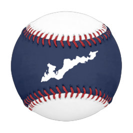 Classic Fishers Island Logo Baseball - Weiß/Marine