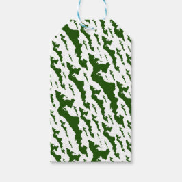 Classic Fishers Island Logo-Geschenktasten - Grün Geschenkanhänger