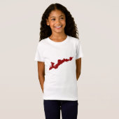 Classic Fishers Island Logo-Shirt - Red T-Shirt (Vorne ganz)
