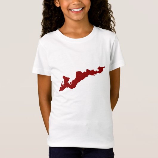 Classic Fishers Island Logo-Shirt - Red T-Shirt (Vorderseite)