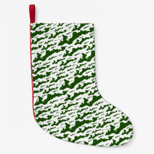 Classic Fishers Island Logo Weihnachten Strumpf Kleiner Weihnachtsstrumpf