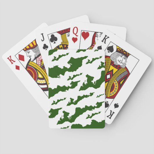 Classic Fishers Island Repeat Logo Playing Cards Spielkarten (Rückseite)