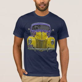 Classic Flaming Yellow Frisierte Auto Abstrakter T T-Shirt