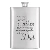 Classic Flask/Father Quote Flachmann (Vorderseite)