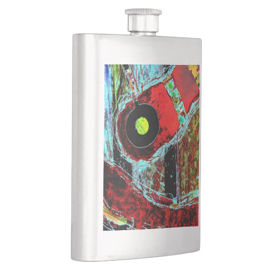 Classic Flask - Frequency Serpent Abstract Energy  Flachmann (Rechts)