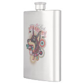 Classic Flask – Urban Loyalty Doberman Pop-Art Flachmann (Links)