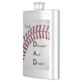 Classic Flask/VATER gewidmet und gewidmet Flachmann (Links)