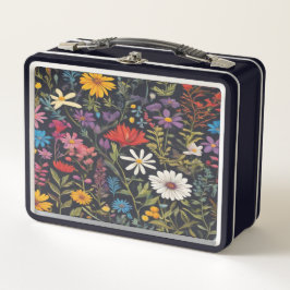 Classic Floral #88 - Metal Lunchbox