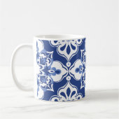 Classic Floral Ceramic Mediterranean Tile Mugs Kaffeetasse (Links)