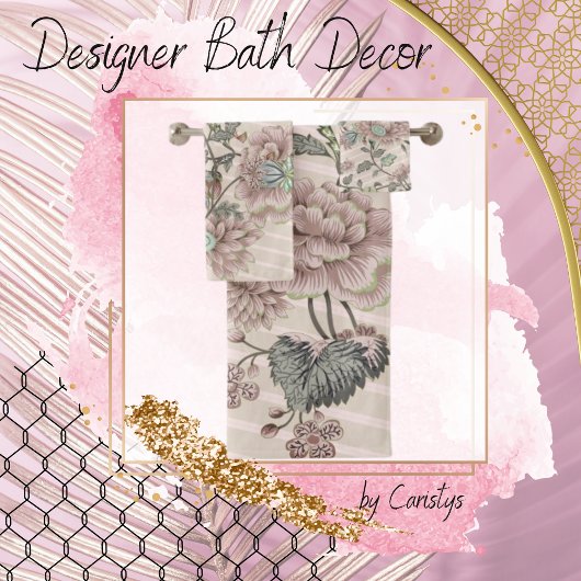 Classic Florals Handtuch Badhandtuch Set