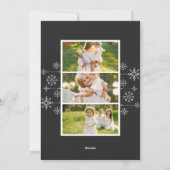 Classic Flourish Holiday | Foto Card Feiertagskarte (Rückseite)