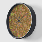 Classic Flower Chintz Pretty Soft Floral Design Uhr (Winkel)