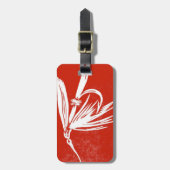 Classic Fly Red Net Fly Luggage Tag Gepäckanhänger (Vorderseite vertikal)