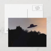 Classic Flying Saucer 2 Postkarte (Vorne/Hinten)
