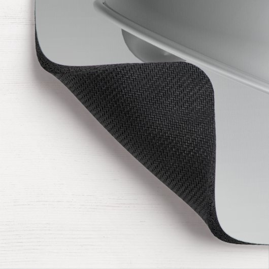 Classic Flying Saucer BW Mousepad (Ecke)