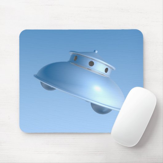 Classic Flying Saucer Mousepad (Mit Mouse)