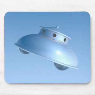 Classic Flying Saucer Mousepad