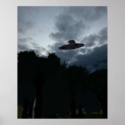 Classic Flying Saucer Poster (Vorne)