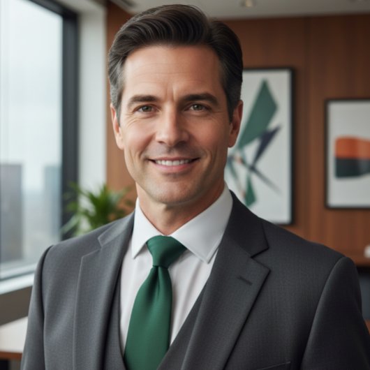 Classic Forest Green Solid Krawatte