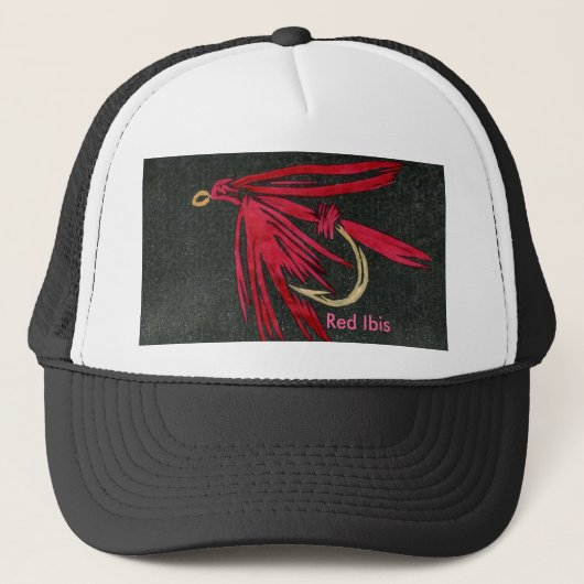 Classic Foreut Fly Hat "Red Ibis" Truckerkappe (Vorderseite)
