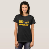 Classic Forklifter Cool Construction Worker Forkli T-Shirt (Vorne ganz)
