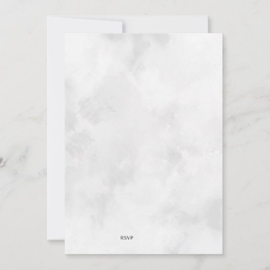 Classic Formal Graduation Announcement  Einladung (Rückseite)