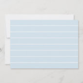 Classic Foto Collage Blue Handsome Baby Boy Birth Ankündigung (Rückseite)