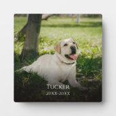 Classic Foto Custom Memorial Fotoplatte (Vorderseite)