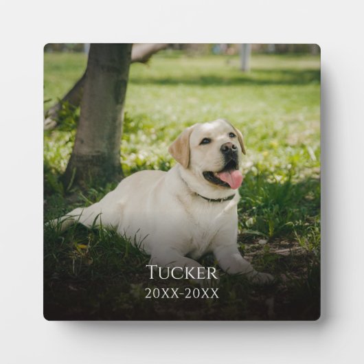 Classic Foto Custom Memorial Fotoplatte (Vorderseite)