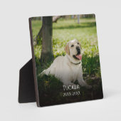 Classic Foto Custom Memorial Fotoplatte (Vorderseite)