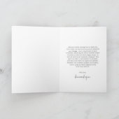 Classic Foto Elegant Neugezogene Weihnachten (Innenseite)