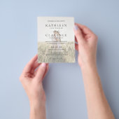 Classic Foto Elegantes Budget Einladung zur Hochze Flyer (Gruppe)