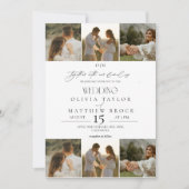 Classic Foto Wedding Einladung (Vorderseite)