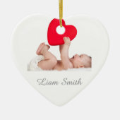 Classic Frame Baby's First Christmas Ornament (Vorne)