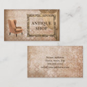 Classic Frame Business Card im antiken Shop Visitenkarte (Vorne/Hinten)