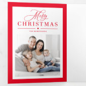 Classic Frame EDITABLE FARBURG DREISLAUFkarte Dreifach Gefaltete Einladung (Innen Erste Seite)