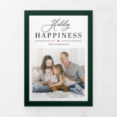 Classic Frame EDITABLE FARBURG DREISLAUFkarte Dreifach Gefaltete Einladung (Cover)