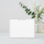 Classic Frame Note Card Einladung (Stehend Vorderseite)