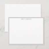 Classic Frame Note Card Einladung (Vorne/Hinten)